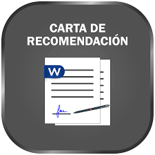 carta recomendación