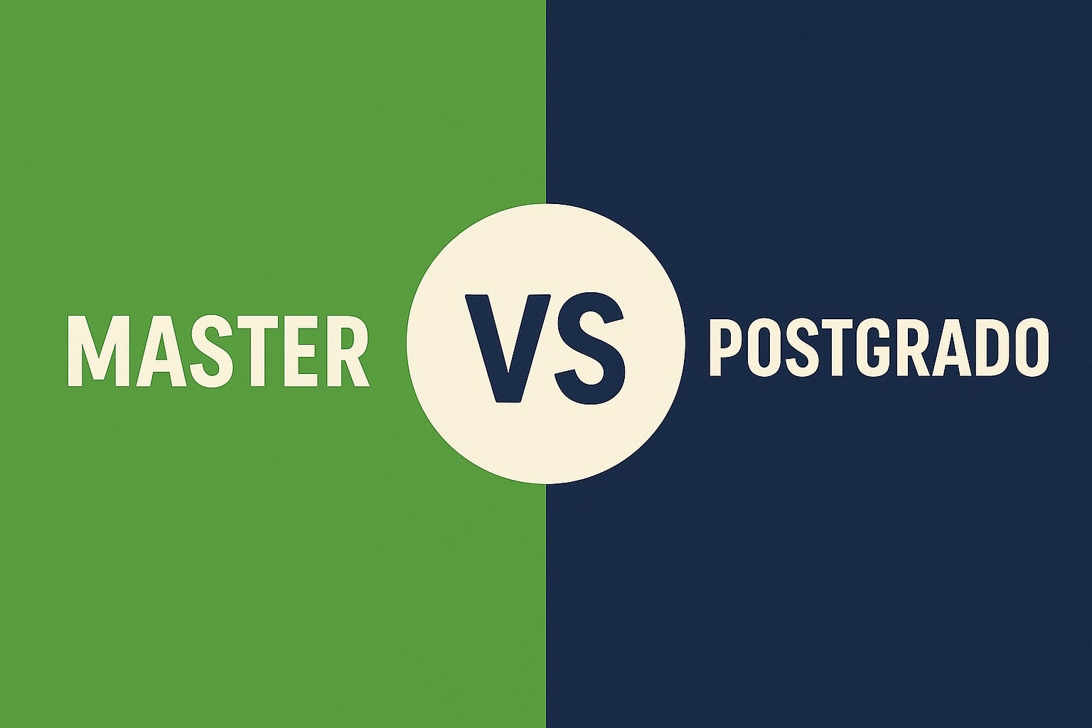 Máster vs. posgrado: diferencias y cuál elegir